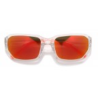 Polarized square frame sunglasses