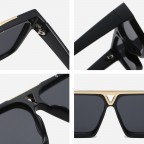 Vintage square large frame sunglasses