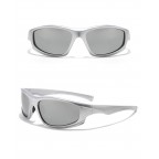 Coated small frame sports sunglasses