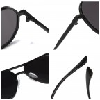 Double beam gradient large frame sunglasses