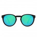 Round coated polarized sunglasses