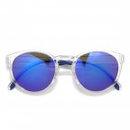 Round coated polarized sunglasses