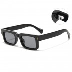 Retro rectangular small frame sunglasses